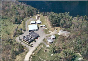Aerial view of the Lincoln Wastewater treatment facility